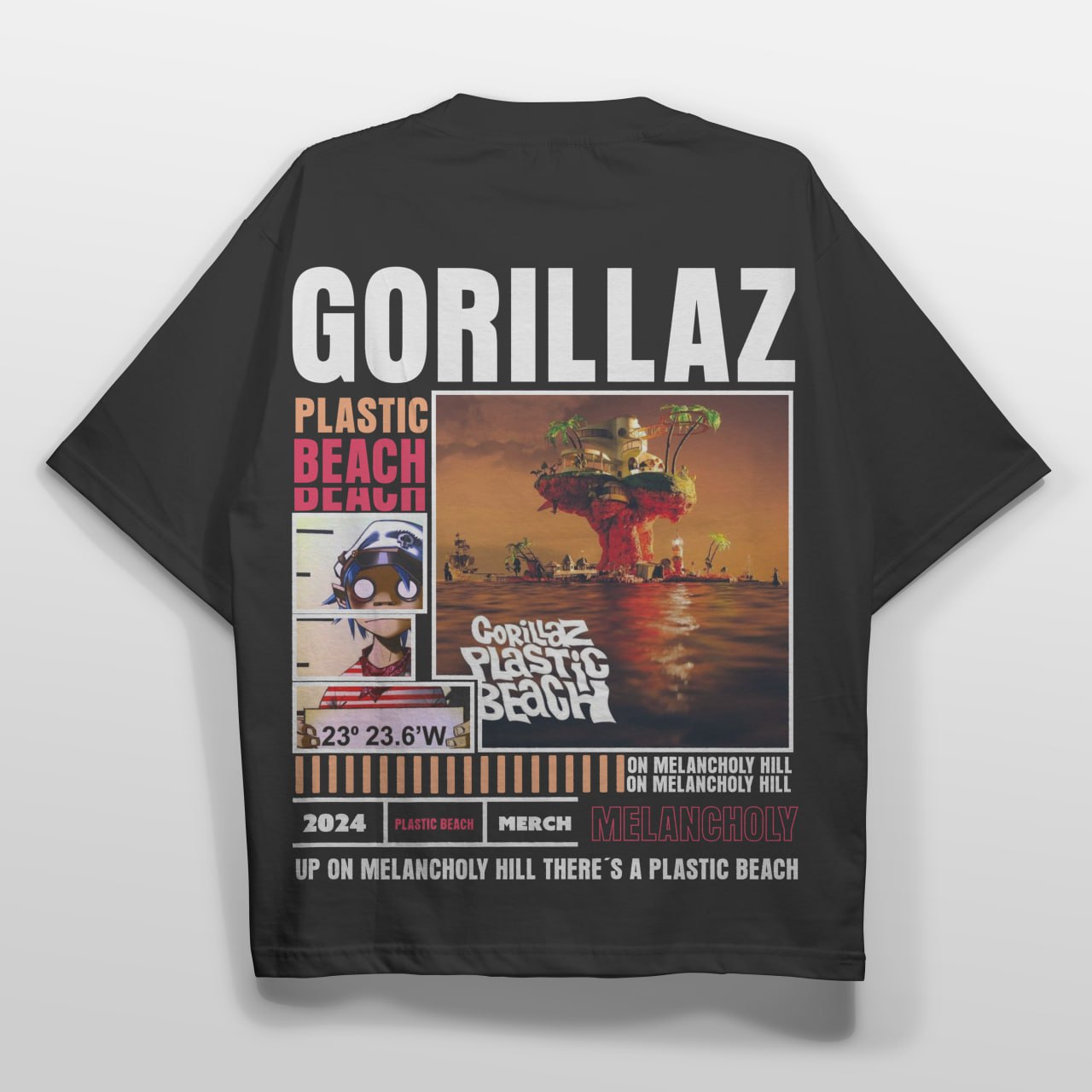 POLERA GORILLAZ