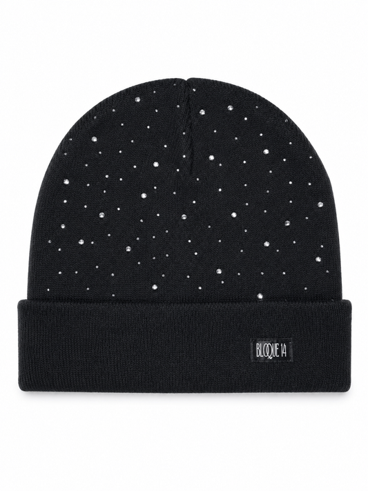 GORRO BEANIE CON DETALLES BRILLANTES – BLOQUE 14