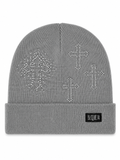 GORRO BEANIE CON CRUCES BRILLANTES - BLOQUE 14, prenda de streetwear de la marca Bloque 14