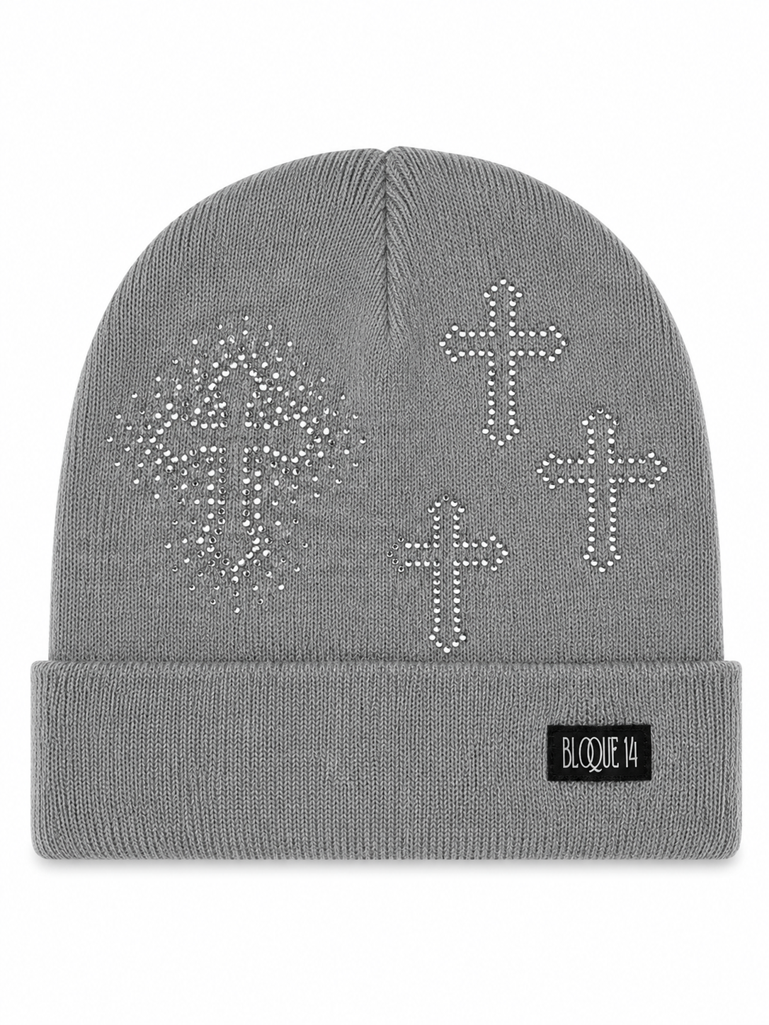 GORRO BEANIE CON CRUCES BRILLANTES – BLOQUE 14