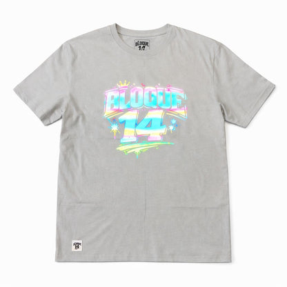 POLERA BLOQUE 14 HOLOGRAPHIC GRIS